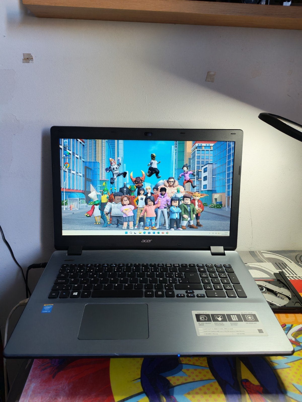Acer Aspire E5-771-39UE avec grand écran de 17 pouces., Informatique & Logiciels, Ssd samsung evo 500 giga., Enlèvement ou Envoi