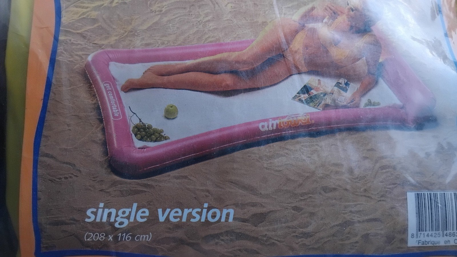 AIR TOWEL luchtbed met „comfortabele gel”, Caravans en Kamperen, Luchtbedden, Ophalen of Verzenden, Nieuw