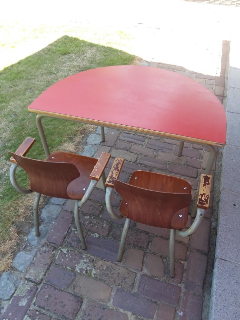 Retro kindertafeltje, Kinderen en Baby's, Ophalen, Gebruikt
