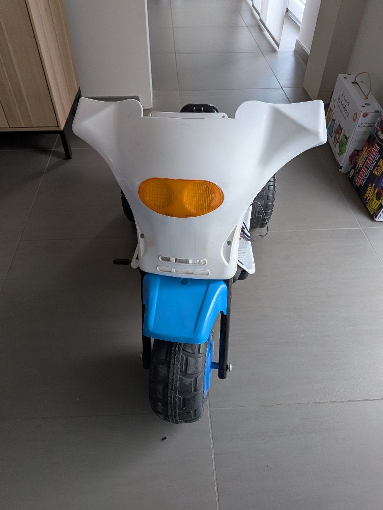 Moto enfant, Enlèvement, Utilisé