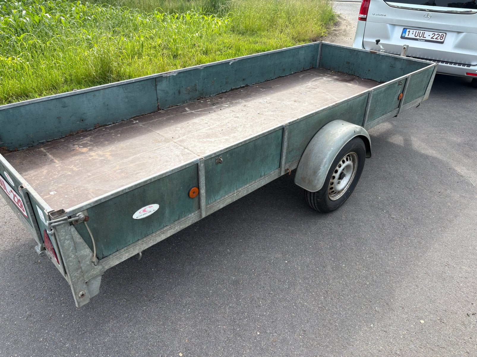 Aanhangwagen 750kg, Ophalen, Zo goed als nieuw