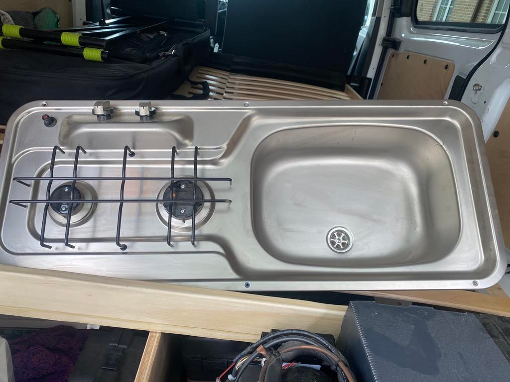 Dometic HS 2320 L gasvuur met wasbak, Caravans en Kamperen, Ophalen, Zo goed als nieuw