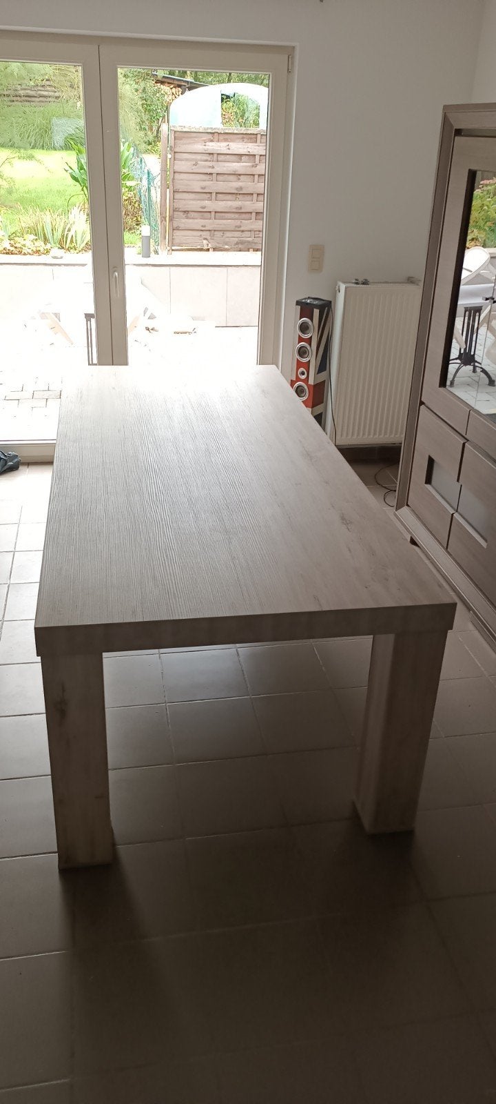 Grande table de salle à manger, Maison & Meubles, 200 cm ou plus, Enlèvement, Utilisé, 50 à 100 cm