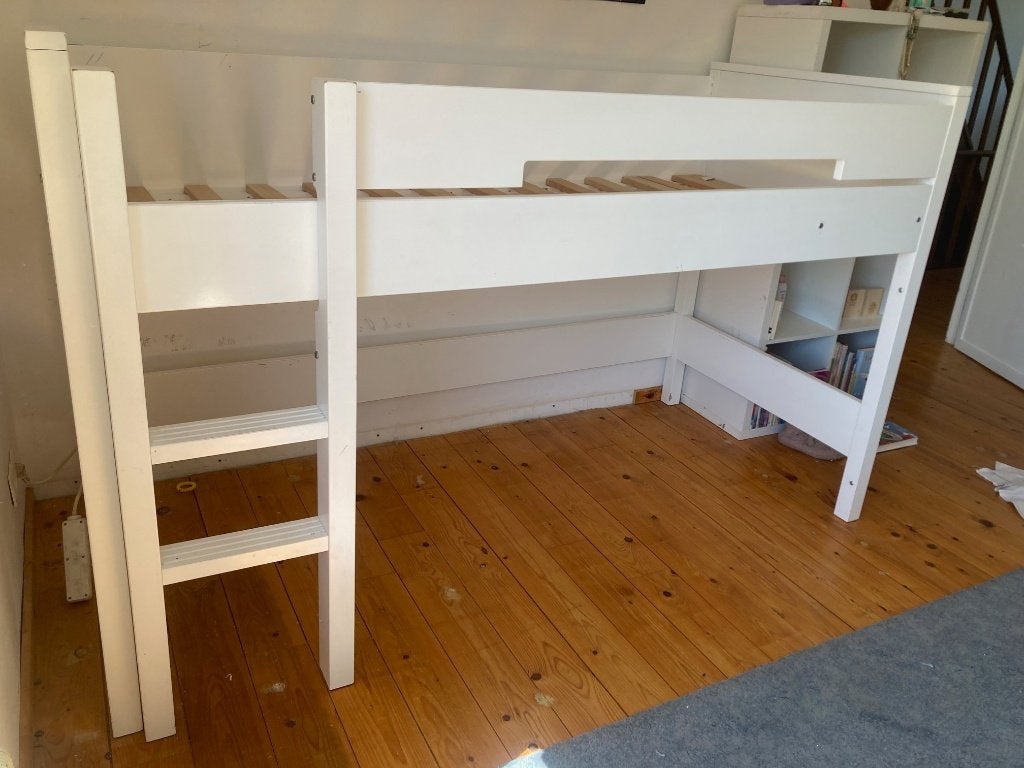 Hoogslaper Bopita 90 x 200, Ophalen, Gebruikt, Eenpersoons, Minder dan 160 cm