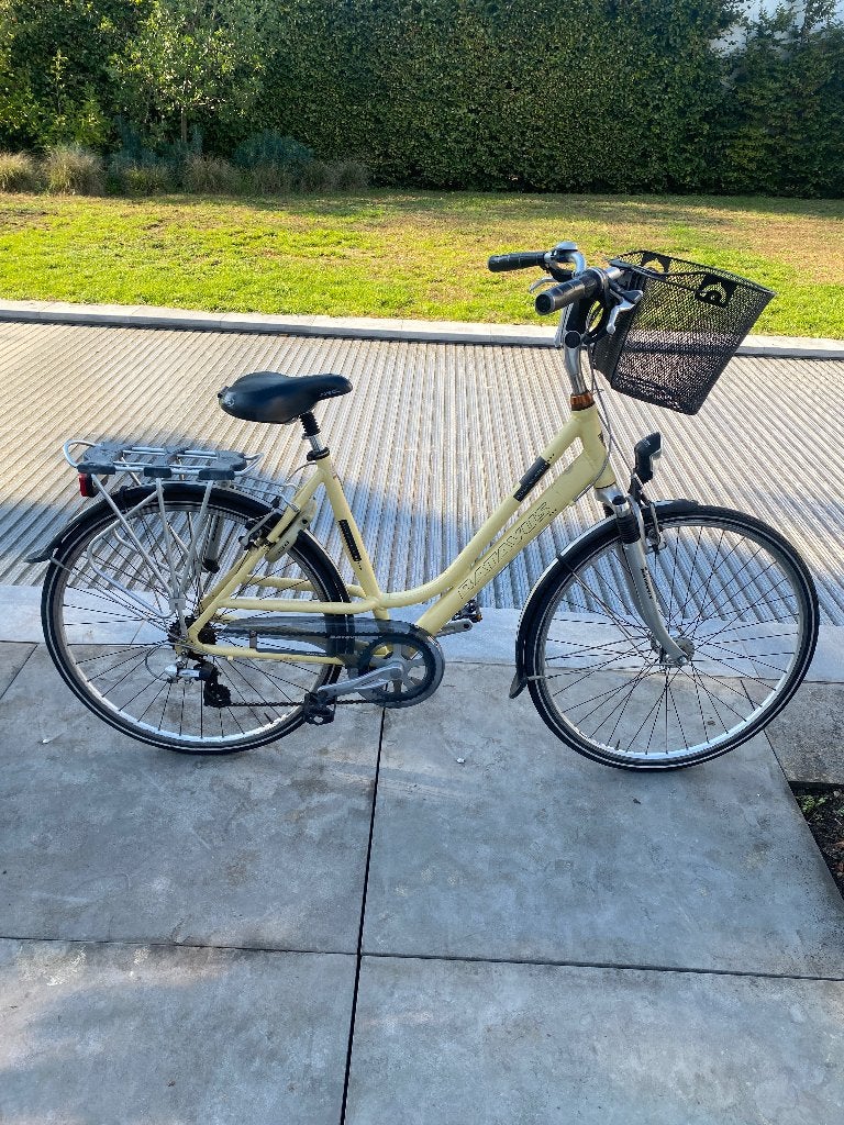 Damesfiets, Fietsen en Brommers, Ophalen, Gebruikt, Velgrem, Versnellingen