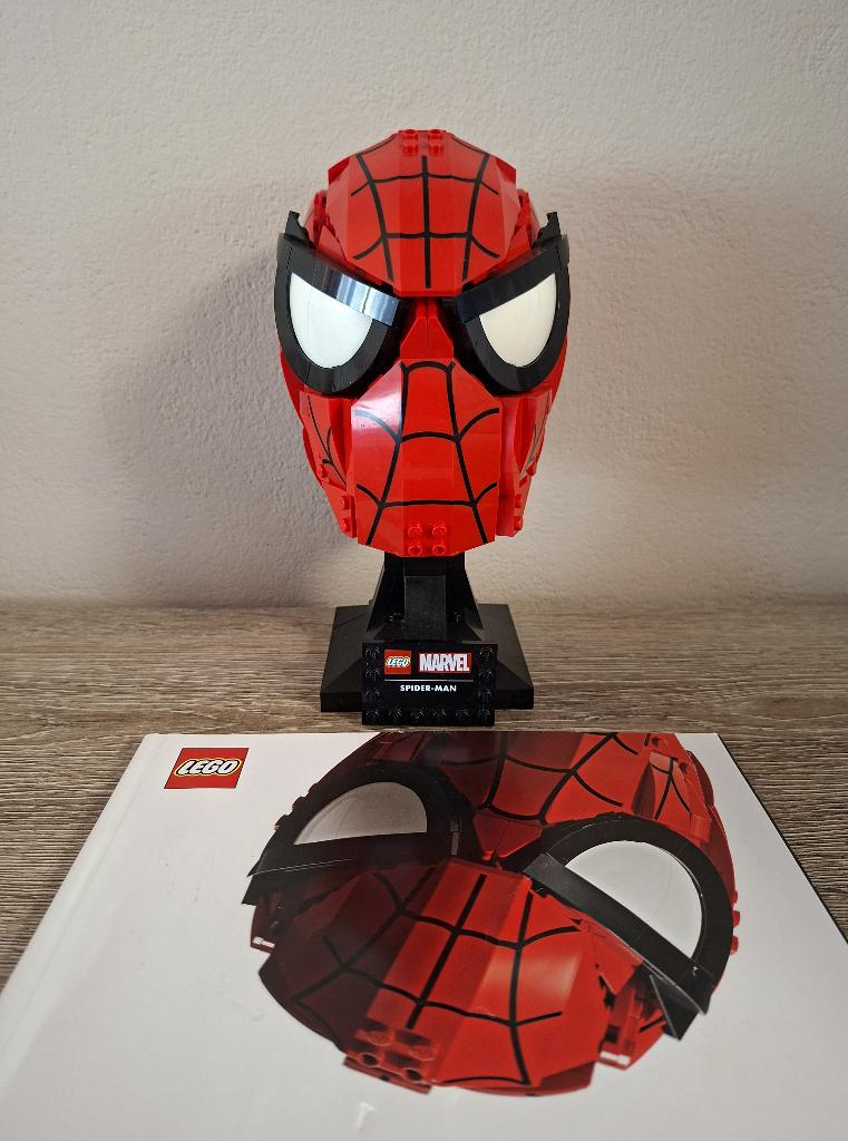 Lego set 76285 - Helmets Marvel Spider-Man's Mask, Gebruikt, Marvel, Lego, Ophalen of Verzenden