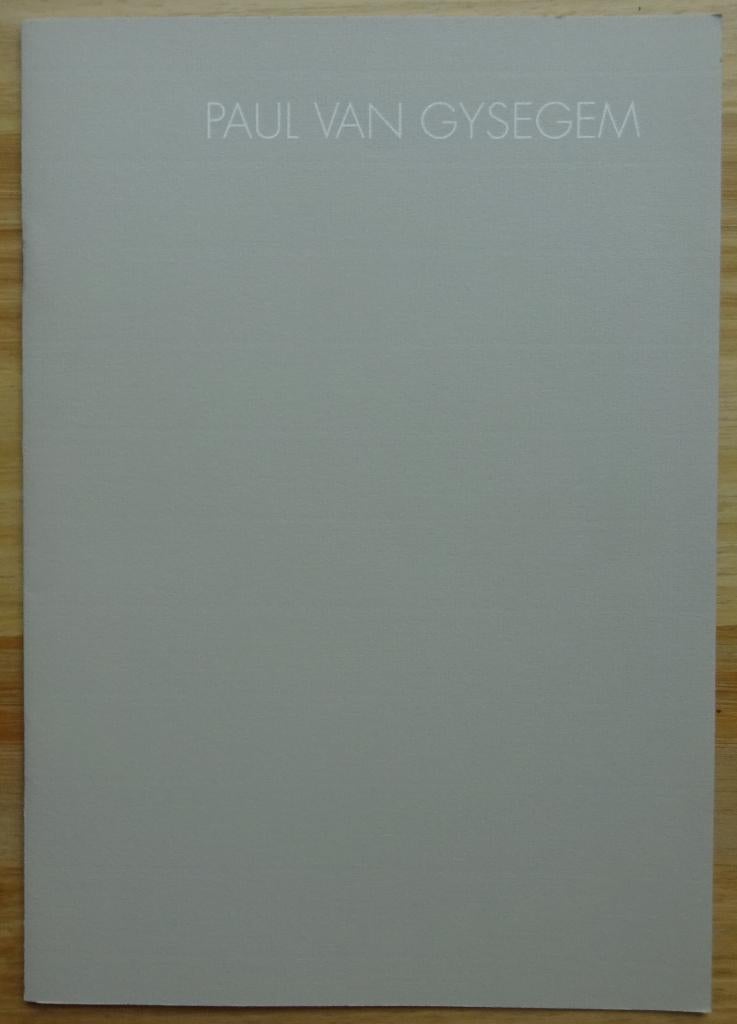 Paul Van Gysegem; 2003 Mudel, Deinze, Ophalen of Verzenden, Nieuw, Beeldhouwkunst