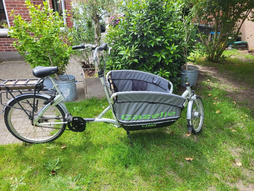 Elektrische bakfiets Gazelle Cabby, Fietsen en Brommers, Fietsen | Bakfietsen, Ophalen, Gebruikt, 2 kinderen, Elektrisch