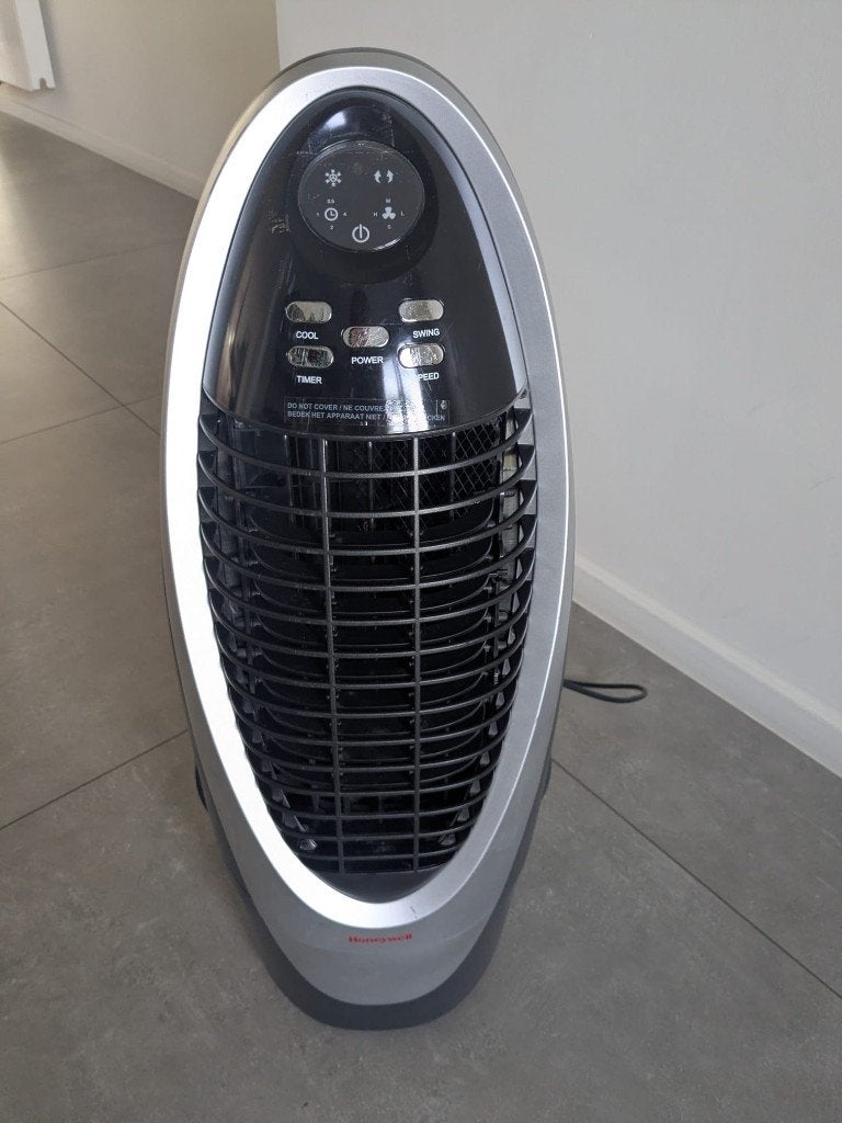 Mobiele aircooler Honeywell, Ophalen, Ventileren, 3 snelheden of meer, Zo goed als nieuw