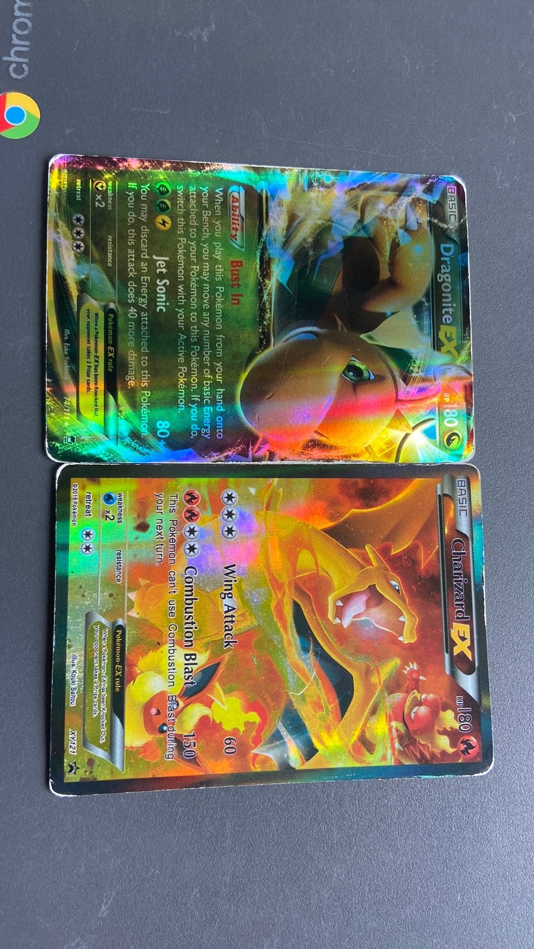 Lot 13 pokemon kaarten, Ophalen