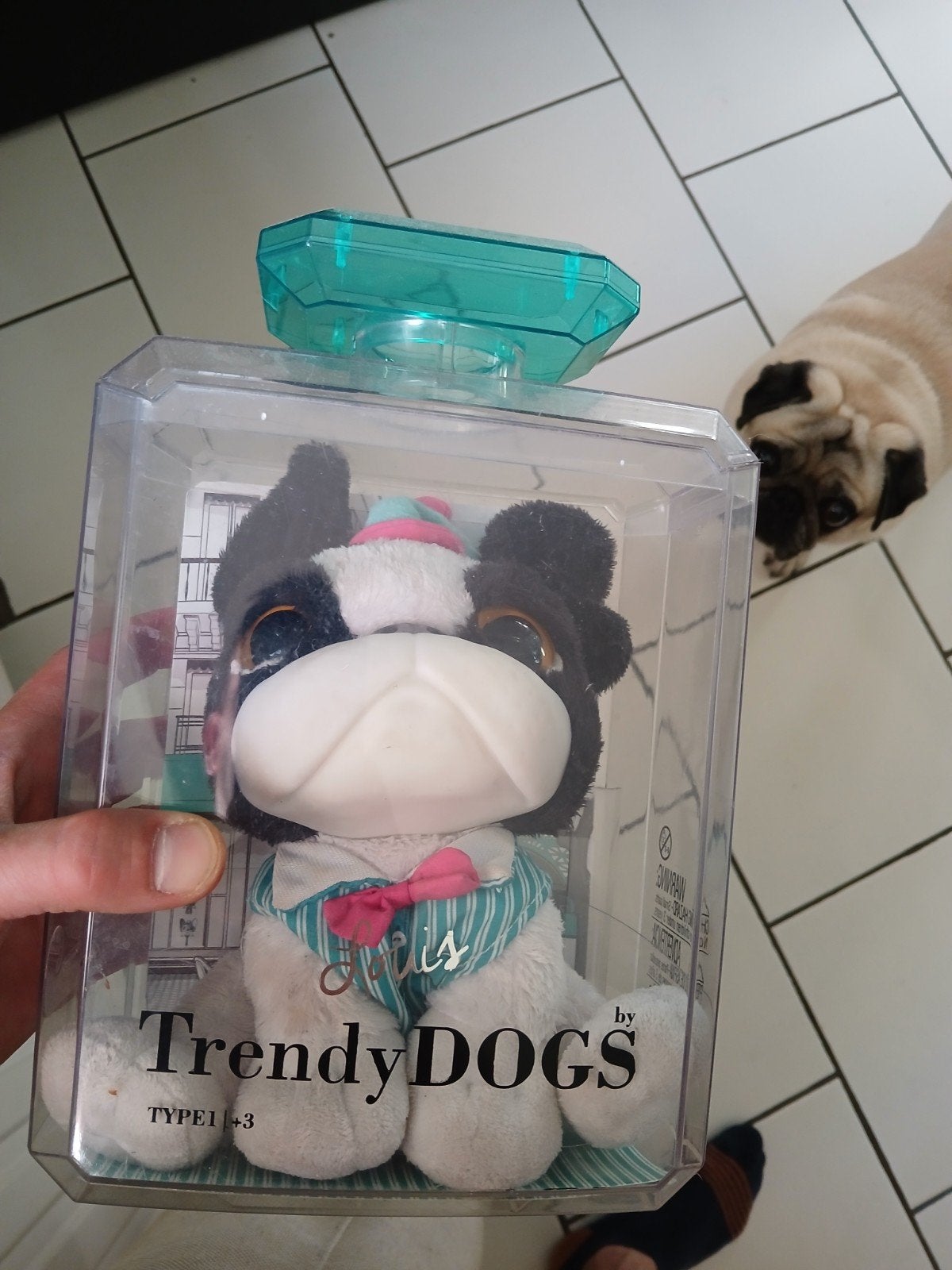 Peluche parfumée Trendy Dogs - Louis (Bouledogue Paris), Enlèvement, Comme neuf