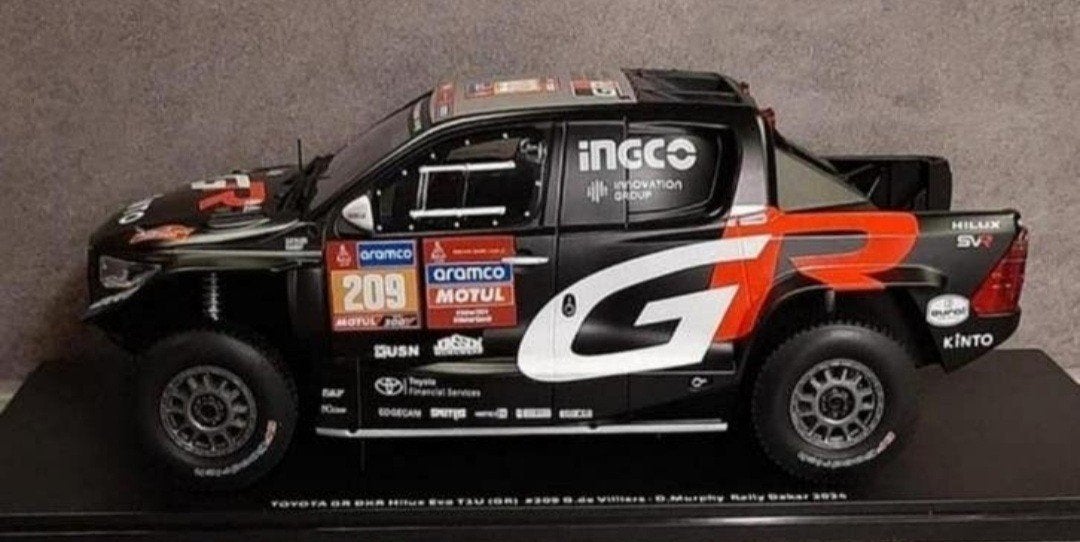 GR/1:18/Toyota Hilux EVO#209/7 The Rally Dakar 2024/Nieuw, Enlèvement ou Envoi, Neuf, Voiture, Autres marques