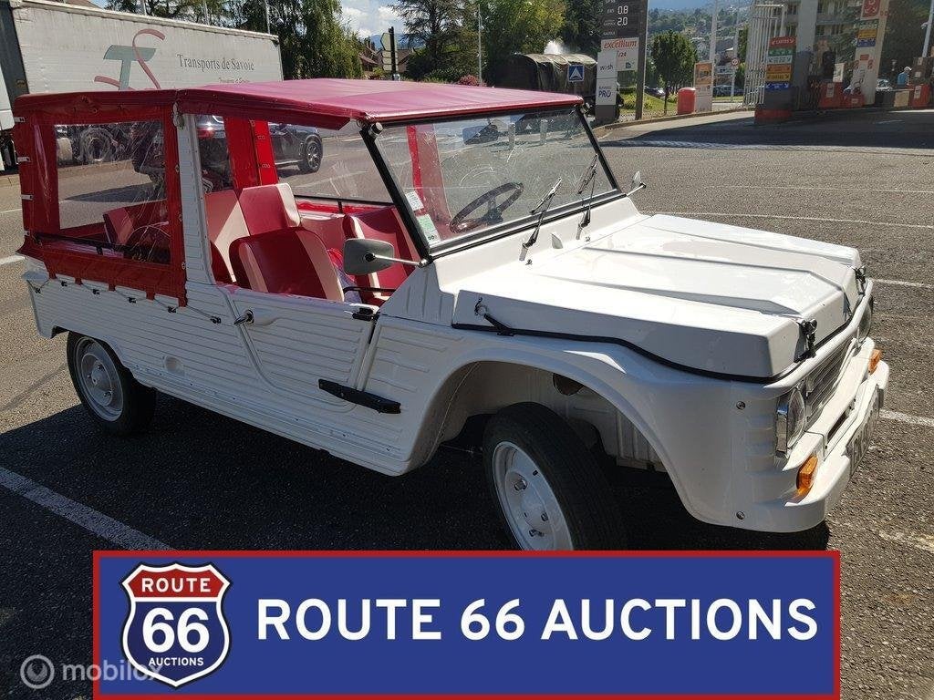 Citroën Méhari | 1974 | Route 66 Auctions, Auto's, Citroën, Zwart, Bedrijf, Handgeschakeld