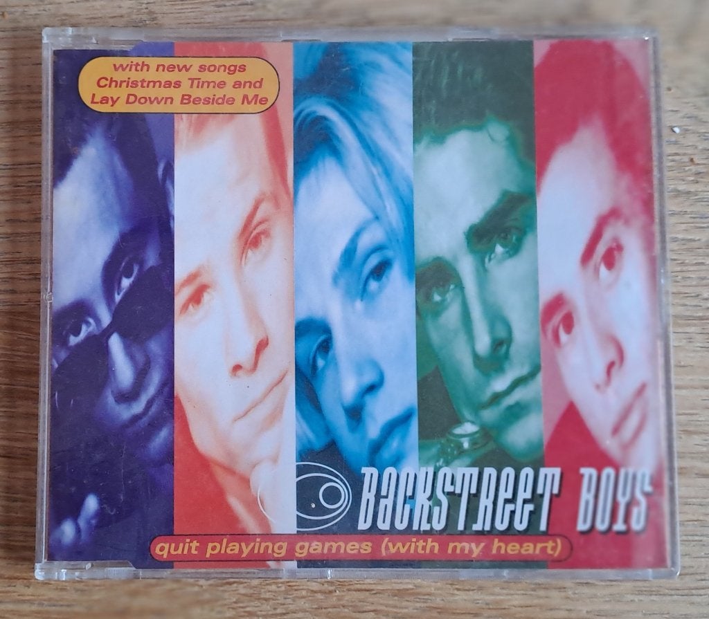 Backstreet Boys - Quit Playing Games (with my heart), Gebruikt, Eerste persing, Ophalen of Verzenden, Pop