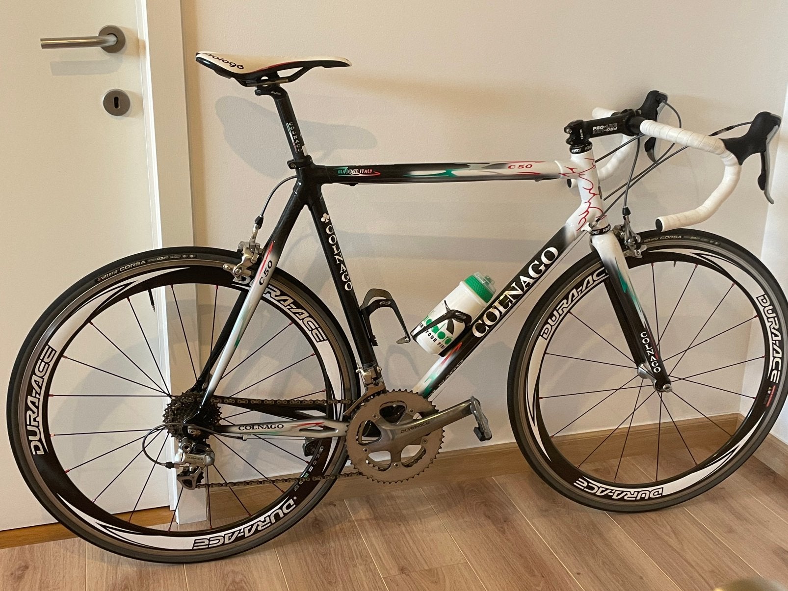 Colnago C50, Vélos & Vélomoteurs, Vélos | Vélos de course, Comme neuf, Carbone, Enlèvement