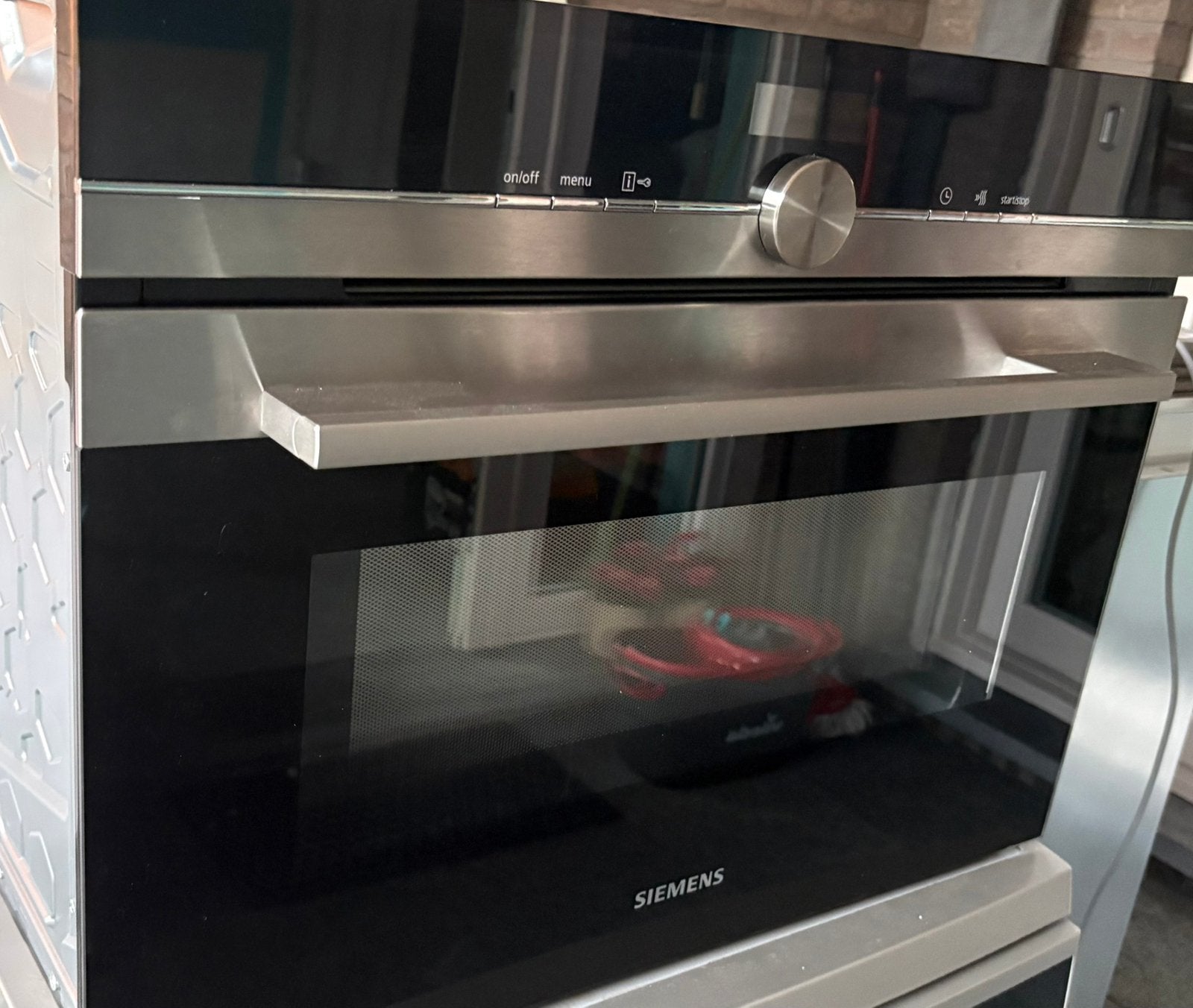 Te koop: Siemens iQ700 combi-oven / microgolf CM633GBS1, Ophalen, Siemens, Microgolffunctie, Combi-oven