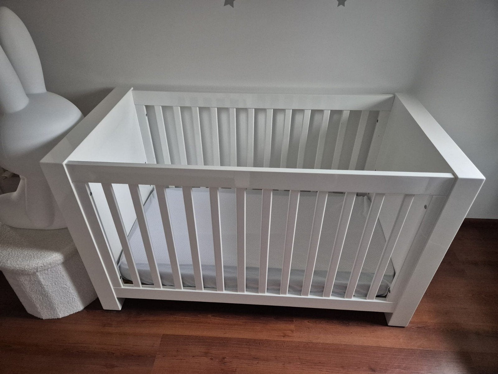 ledikant met matras (optie rest babykamer), Ophalen, Gebruikt