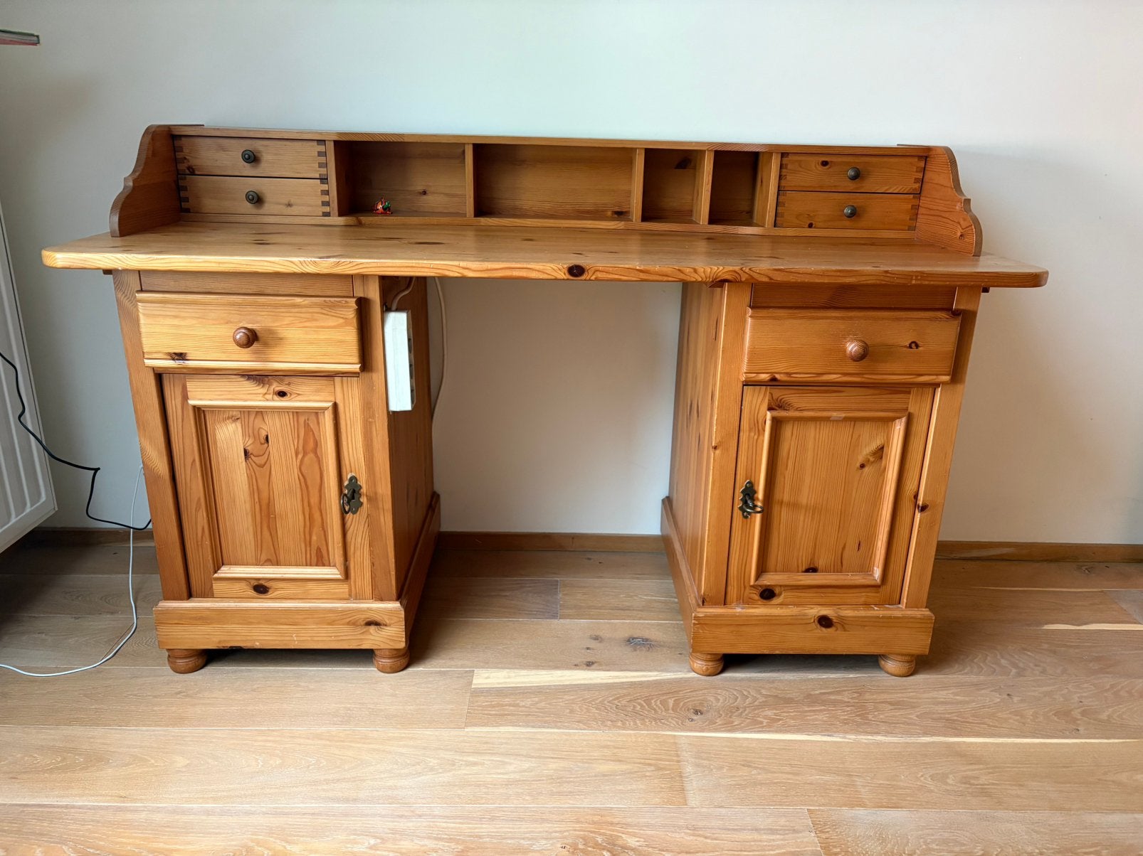 Mooi grenen bureau, Ophalen, Gebruikt, 150 cm, Hout