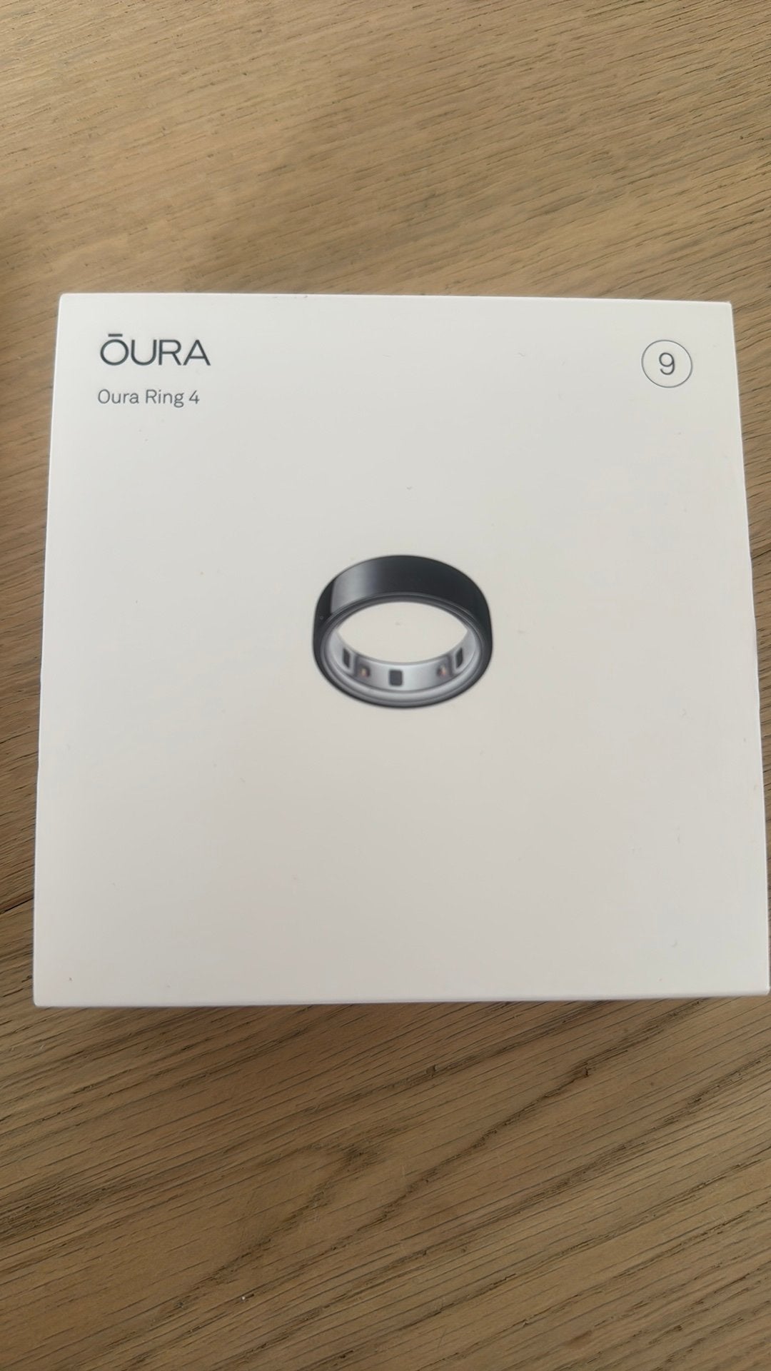 Bague Oura 4 noire - taille 9, Enlèvement ou Envoi, Comme neuf
