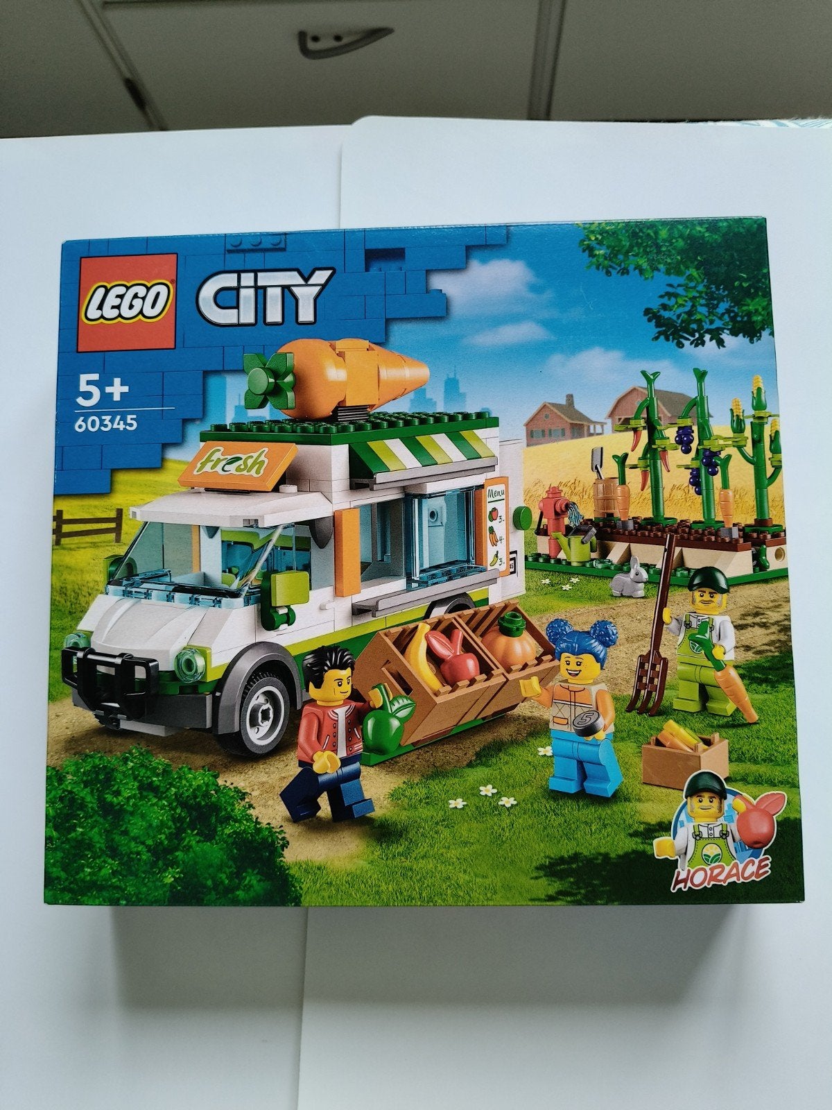 Lego 60345 groenten en fruit kraam, City, Lego, Nieuw, Ophalen of Verzenden