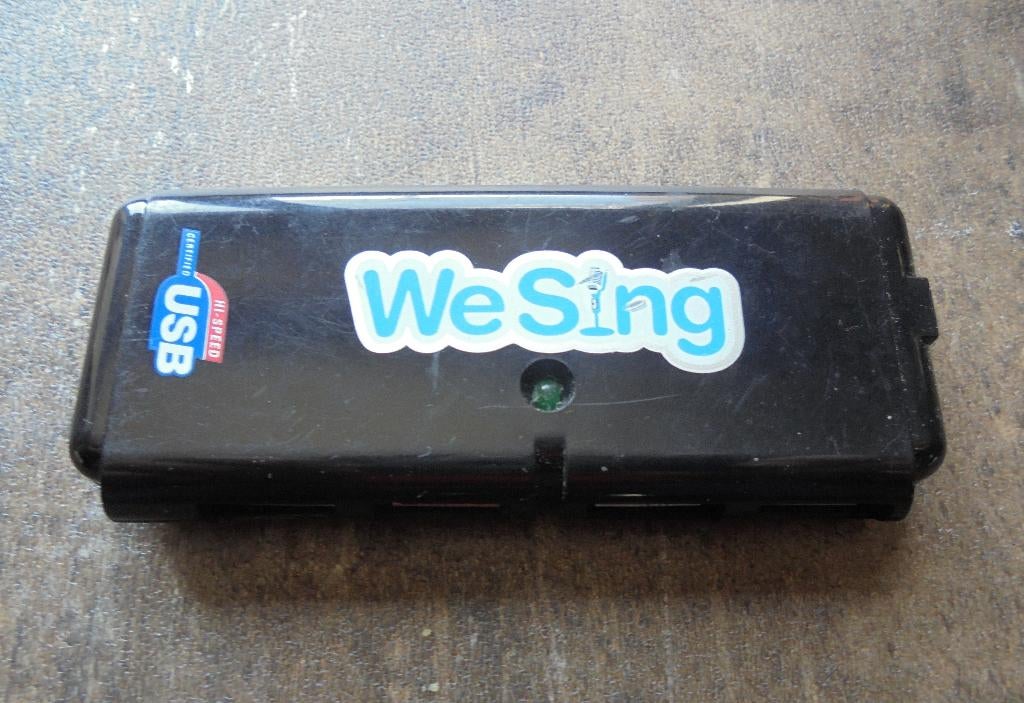 WeSing USB Hub voor Wii (zie foto's), Games en Spelcomputers, Games | Nintendo Wii, Gebruikt, Verzenden, Overige genres, 1 speler