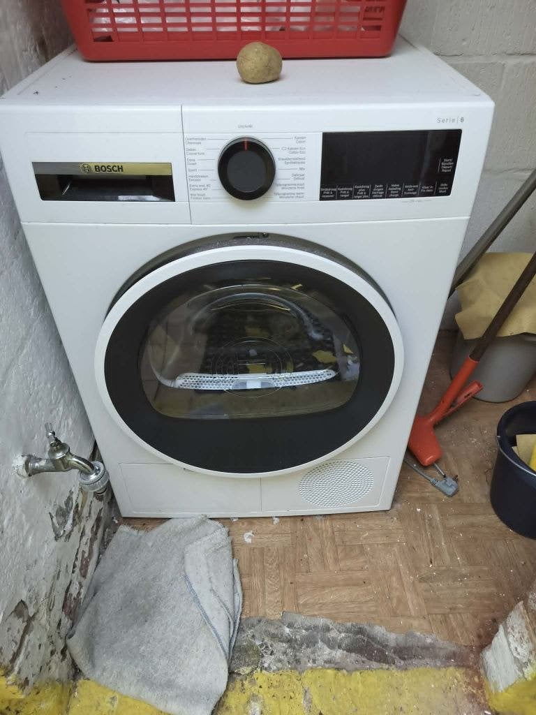 Bosch Serie 6 Warmtepompdroger (8kg) – Zeer zuinig, Comme neuf, Chargeur frontal, Enlèvement, Autres types