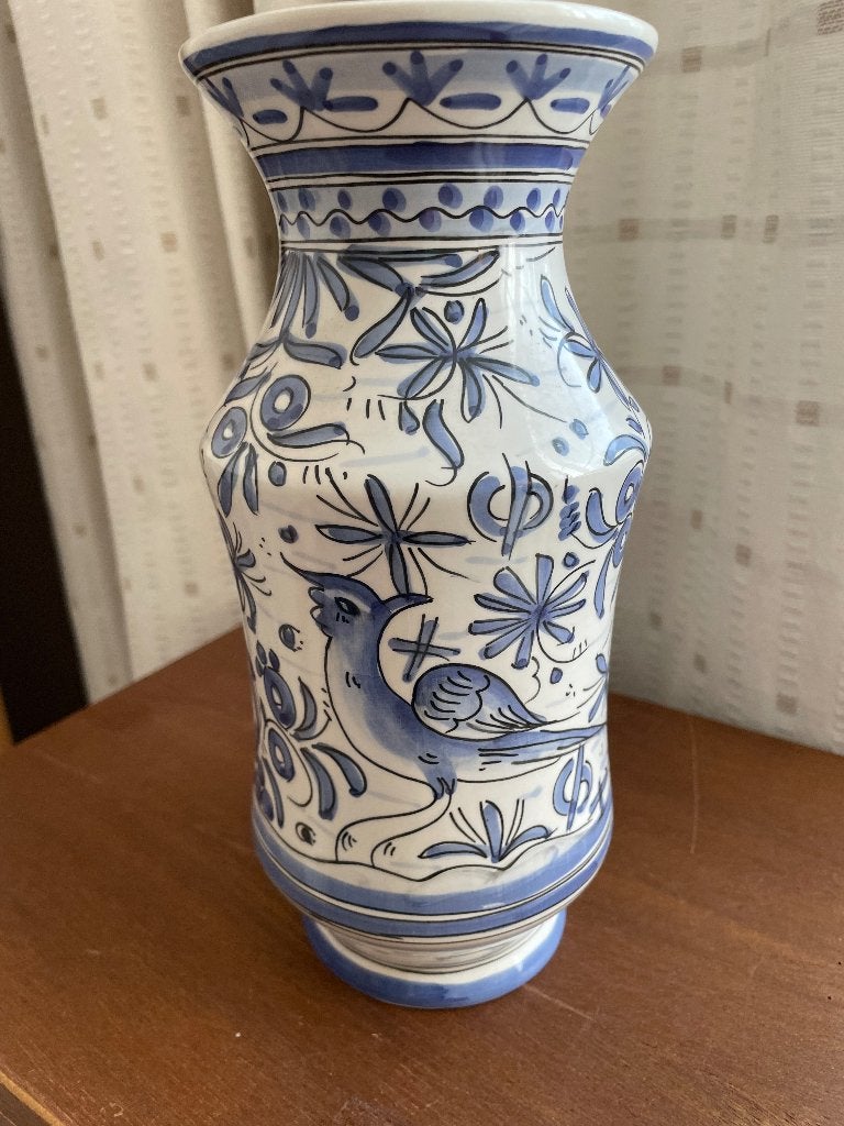 Portugese vaas coimbra stijl, Ophalen