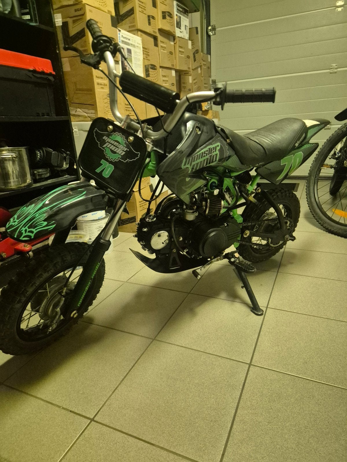 72cc pitbike, 72 cc, Zo goed als nieuw, 4 versnellingen, Ophalen