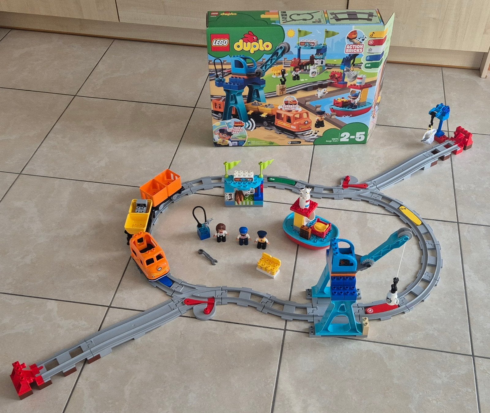 Lego Duplo 10875 Le train de marchandises, Enlèvement