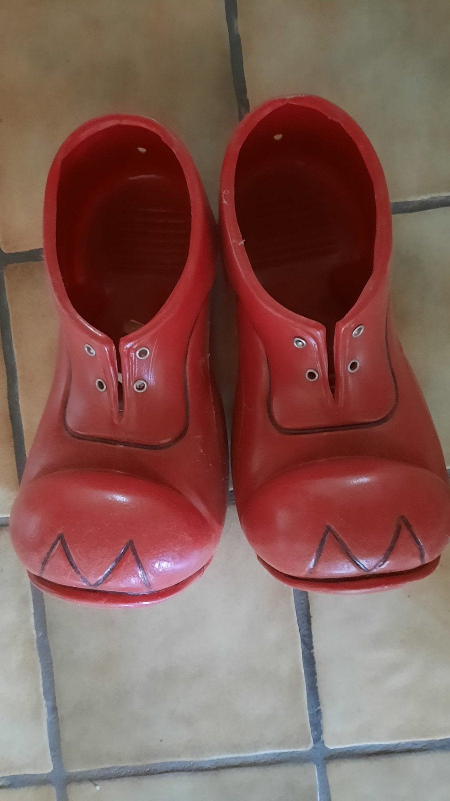 Clownschoenen harde plastiek, Enlèvement ou Envoi, Utilisé, 146 à 152, Garçon ou Fille
