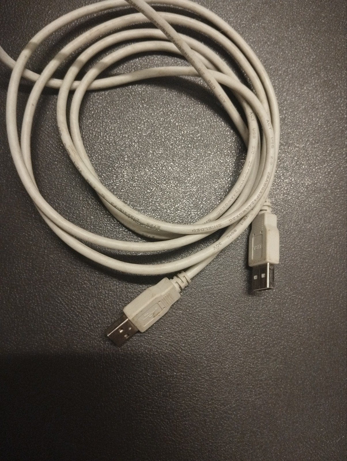USB kabel Male to male, Computers en Software, Pc- en Netwerkkabels, Ophalen, Gebruikt