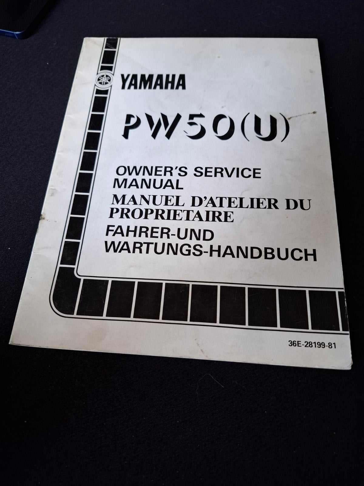 handleiding yamaha pw 50 kindercrosser, Fietsen en Brommers, Ophalen of Verzenden