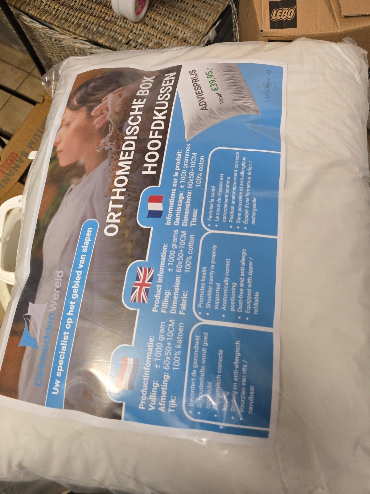 Orthopedisch hoofdkussen nieuw, Ophalen