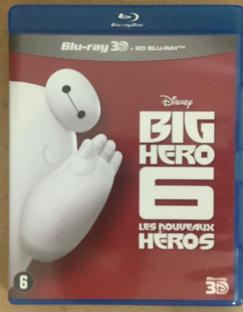 Disney Big Hero 6 (2014) Bluray 2disc, CD & DVD, À partir de 6 ans, Enlèvement ou Envoi, Dessins animés et Film d'animation, Néerlandais