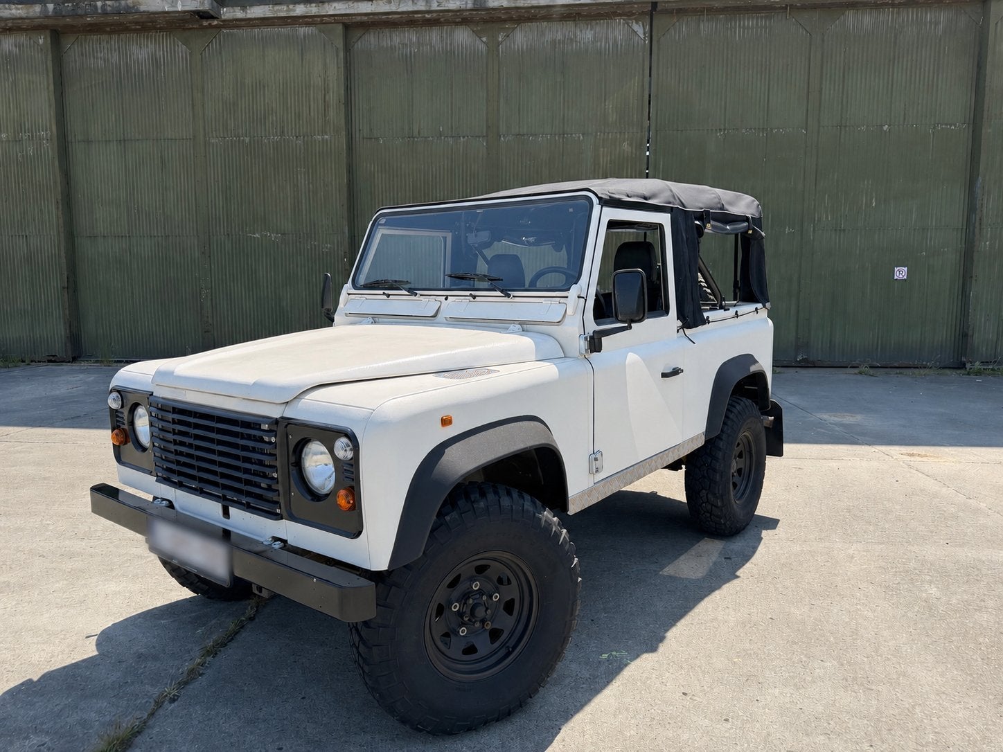 Defender 90 Soft Top lichte vracht, Autos, Land Rover, Particulier, Defender, Diesel, Euro 3, Cabriolet, 3 portes, Boîte manuelle