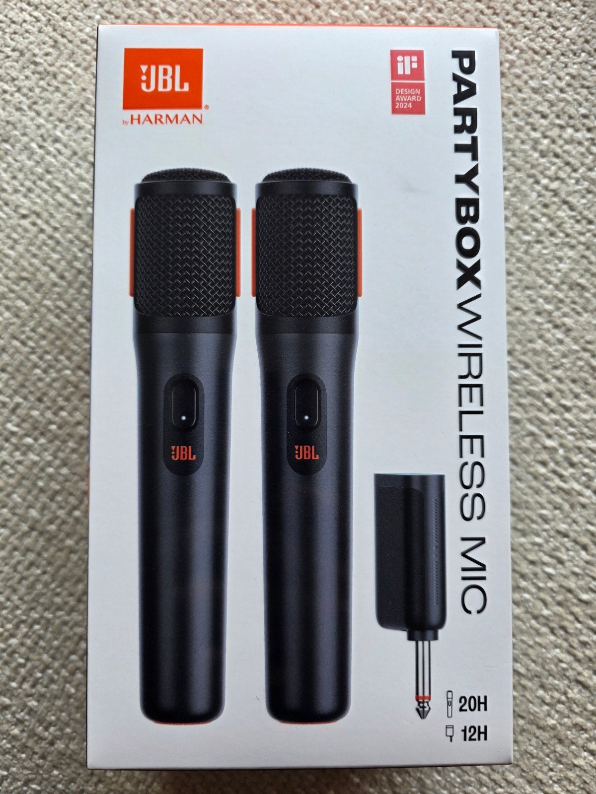 JBL PartyBox Wireless Mic, Muziek en Instrumenten, Microfoons, Ophalen of Verzenden, Nieuw, Overige typen, Draadloos