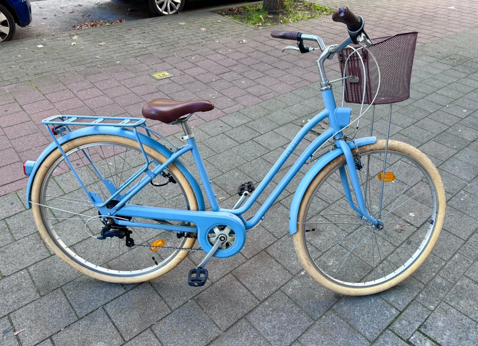 Damesfiets Elops 520 (ZO GOED ALS NIEUW) Rijklaar, Ophalen, Zo goed als nieuw, Versnellingen