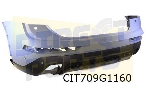 DS DS7 (1/18-10/22) achterbumper (bij PDC) (bij BLIS) (versi, -, Overige automerken, -, Nieuw
