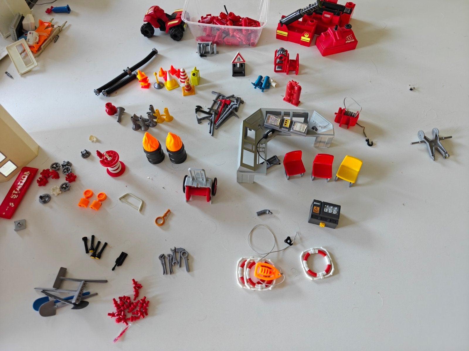 lot Playmobil brandweer accessoires, Ophalen