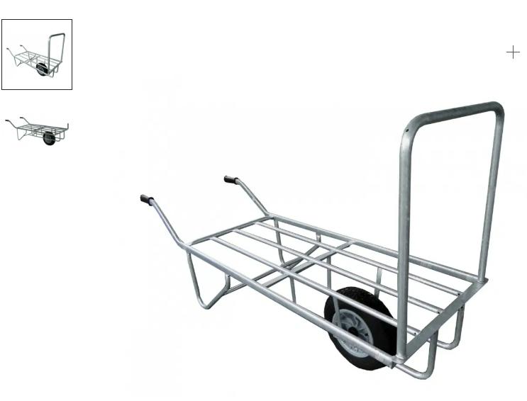 tuinkar in groen op 1 wiel van Naessens, Tuin en Terras, Kruiwagens, Ophalen of Verzenden, Zo goed als nieuw, Handmatig, Eenwielig