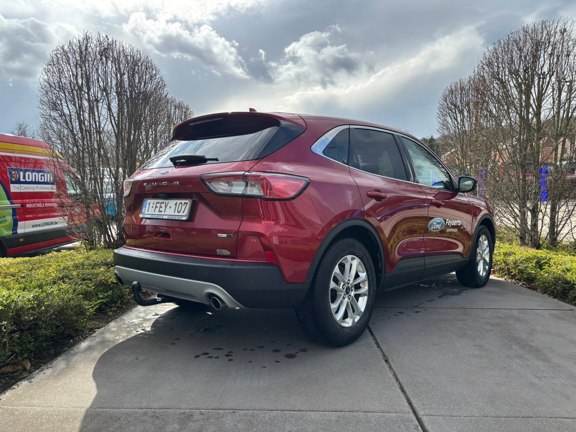 Ford Kuga EcoBlue Titanium X / Demowagen (bj 2021), Auto's, Gebruikt, Euro 6, Leder en Stof, 120 pk