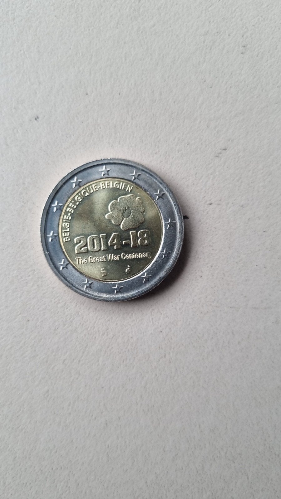 einde WO I, Postzegels en Munten, Munten | Europa | Euromunten, Ophalen of Verzenden, 2 euro