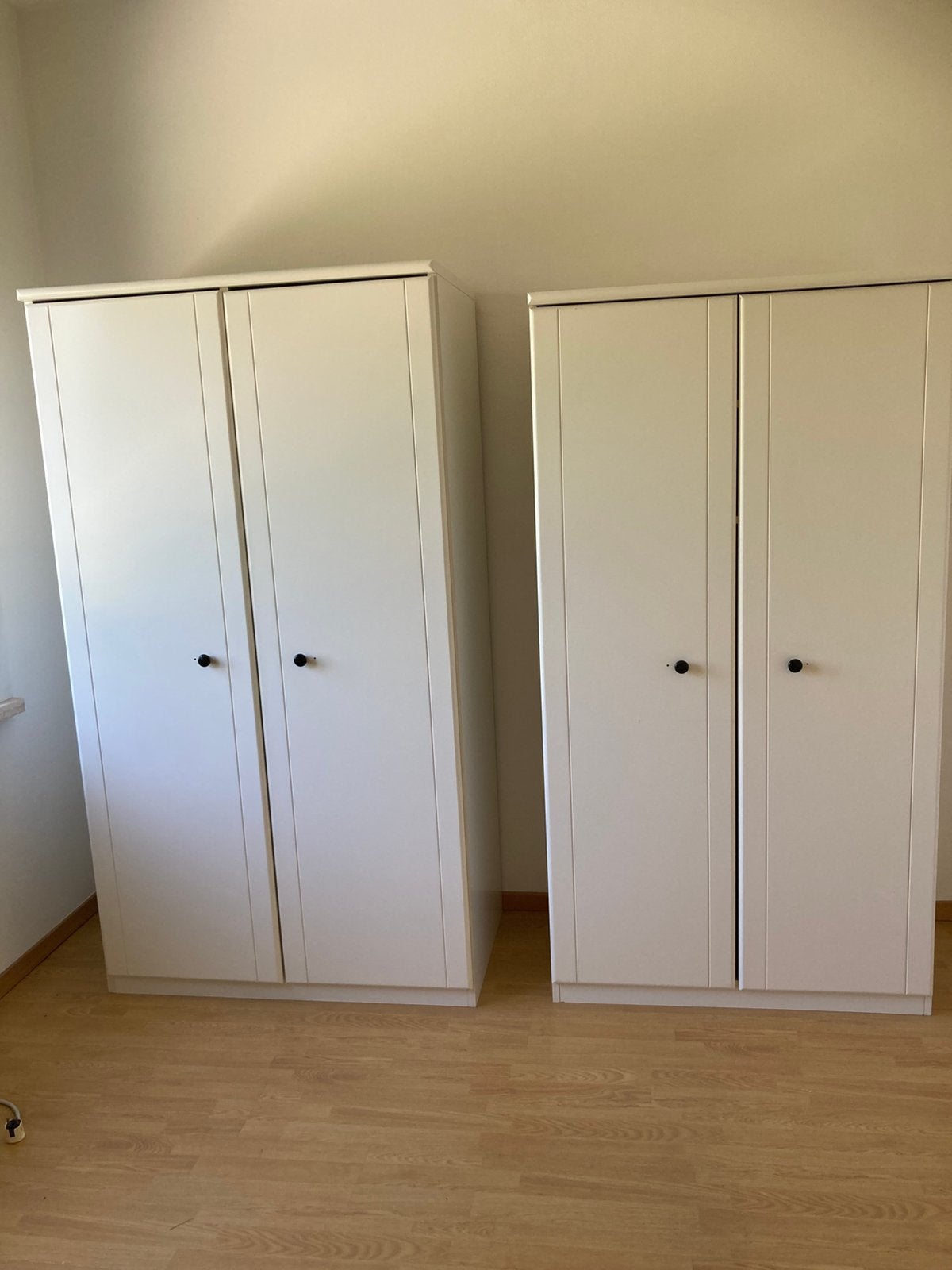 2 armoires blanches, Maison & Meubles, Armoires | Penderies & Garde-robes, Utilisé, 150 à 200 cm, 100 à 150 cm, 50 à 75 cm, Avec porte(s)