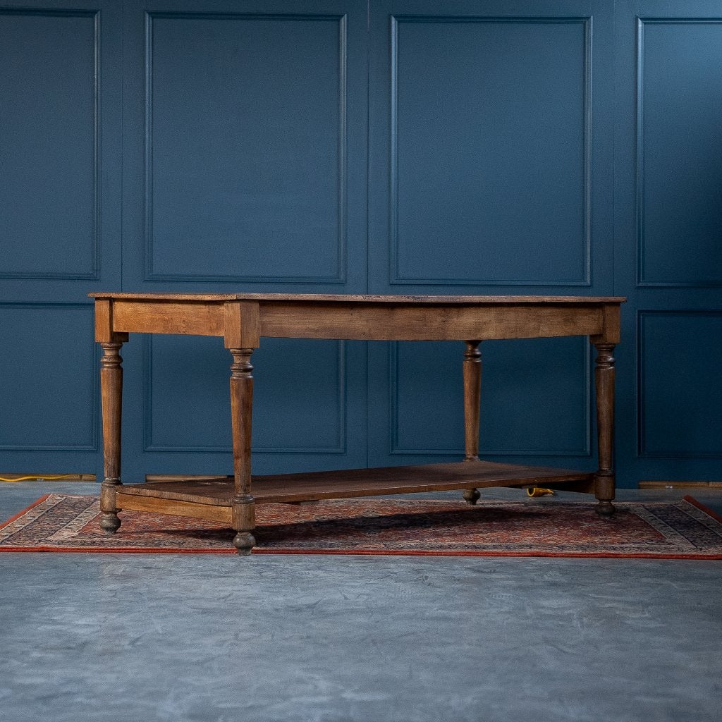 Table de travail rurale en bois, Maison & Meubles, Enlèvement, Utilisé, Autres essences de bois, Landelijke stijl met tijdloze charme