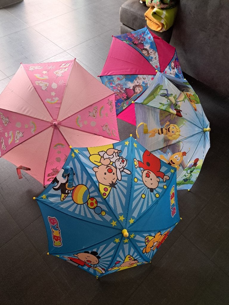 8 paraplu's kinderen, Ophalen, Gebruikt