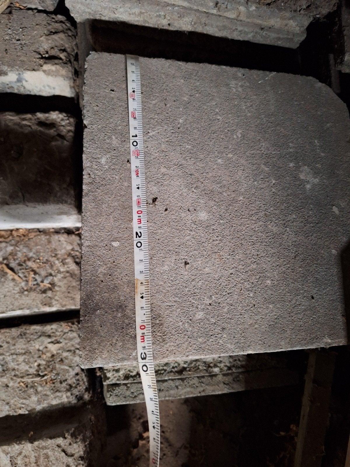 Betondallen 30cm op 30cm (35st), Enlèvement