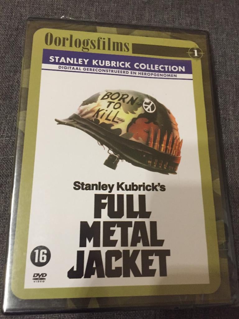 Dvd oorlog film nieuw Full Metal Jaket, À partir de 16 ans, Enlèvement ou Envoi, Neuf, dans son emballage, Guerre