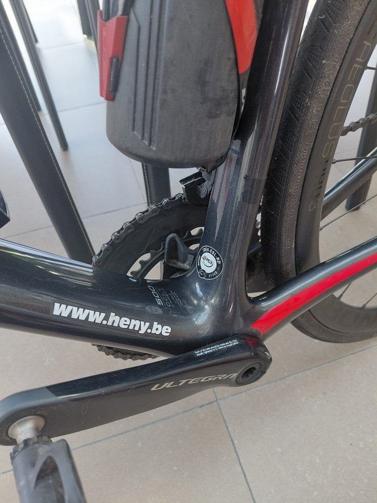 zwarte koersfiets Trek SL7 Disc, Fietsen en Brommers, Carbon, 10 tot 15 versnellingen, Heren, Schijfrem