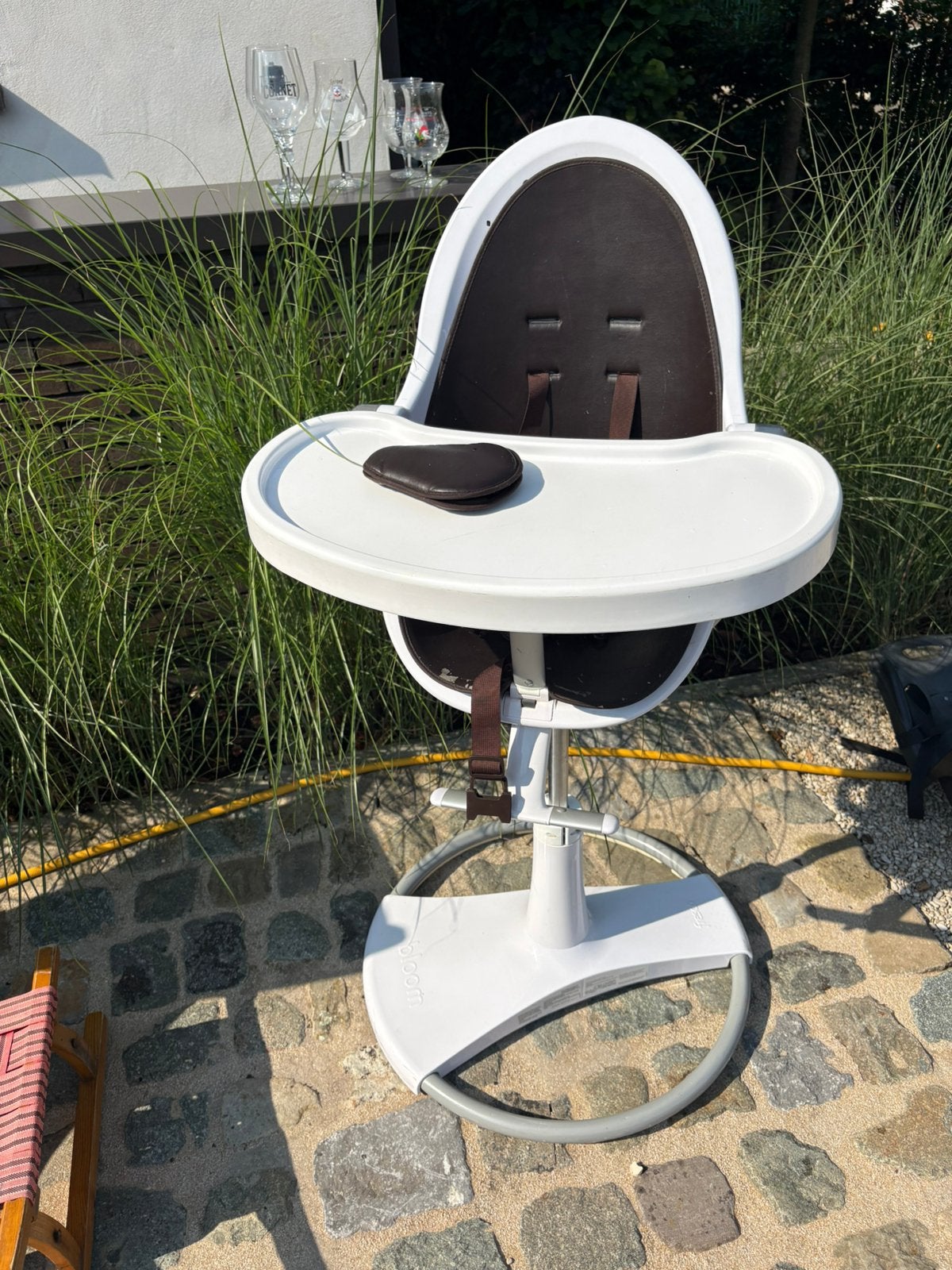 Kinderstoel Bloom wit, Kinderen en Baby's, Kinderstoelen, Ophalen, Gebruikt