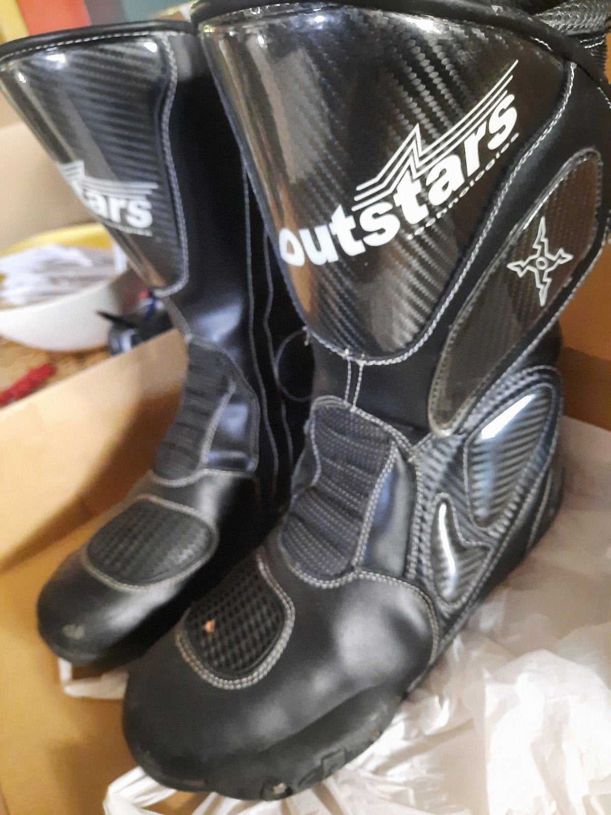 bottes moto 44, Motoren, Kleding | Motorkleding, Ophalen, Laarzen